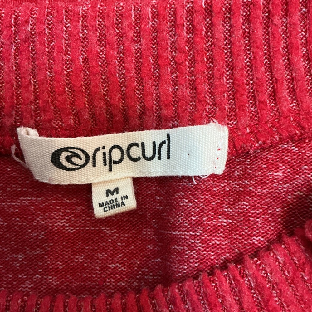 Rip Curl Red Heathered Long Sleeve Sweater Dress With Belt Size Medium - Picture 7 of 7